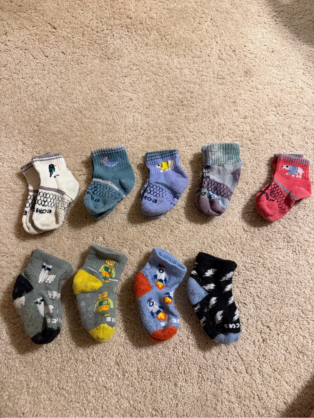 2T-3T Bombas and Pacas sock bundle
